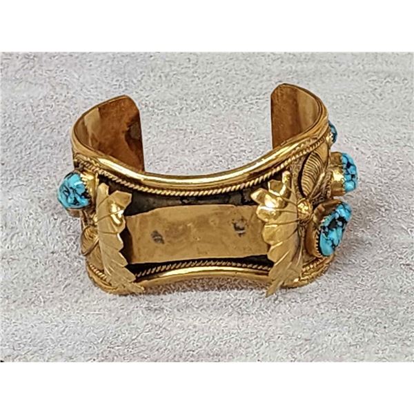 Native American Style Watch Bracelet Cuff