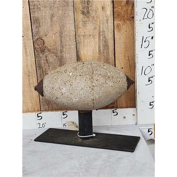 WWI Era Football Shaped Windmill Weight