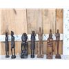 Image 1 : Group Of Hand Carved Exotic Eooden Statues