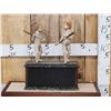 Image 1 : Fighting Cyclops Antique Hand Carved Wooden Figurines