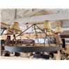 Image 1 : 48" Wagon Wheel Chandelier