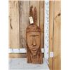 Image 1 : Hand Carved Wooden Indian Bust