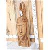 Image 3 : Hand Carved Wooden Indian Bust