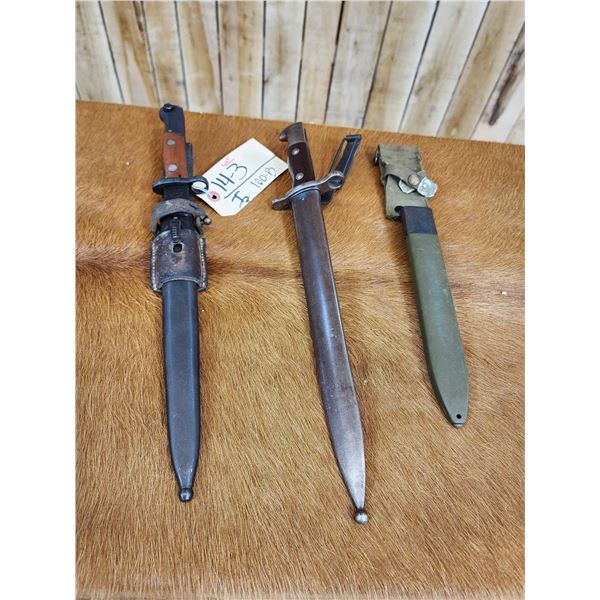 2 Military Bayonets