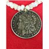 Image 11 : 3 Native American Style Silver Dollar Necklaces