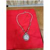 Image 6 : 3 Native American Style Silver Dollar Necklaces