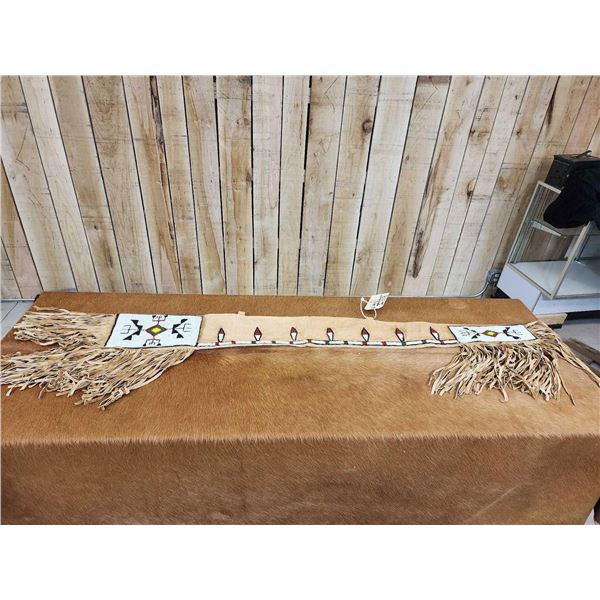 47" Leather Beaded Rifle Scabbard