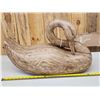 Image 3 : Hand Carved Wooden Swan Decoy