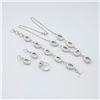 Image 2 : Sparkling Clear Quartz 4 Piece Jewelry Set