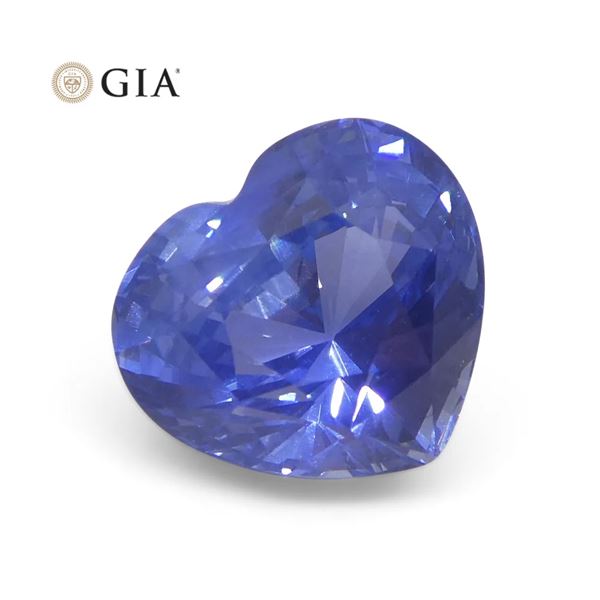 Unique GIA Certified 3.52 Ct Natural Sapphire