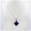 Natural 14.5 Ct Blue Lapis Lazuli Pendant