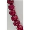 Image 2 : Beautiful Large 592.5 Ct Mined From The Earth Ruby Necklace