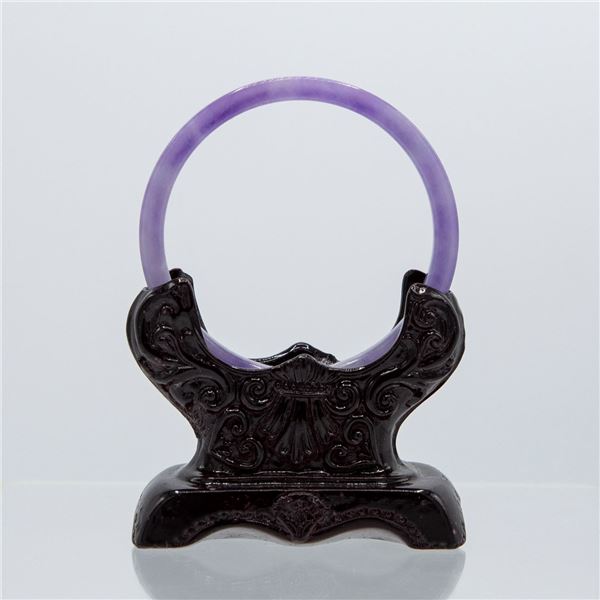 Chinese Fine Natural Lavender Jadeite Bangle