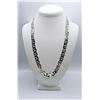 Image 1 : Huge 78.8 Gram Silver Plate Mariners Chain Necklace.
