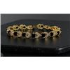 Image 5 : 18 K Gold Plate Lab Simulated Black Diamond Jewelry Set