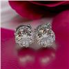 Image 3 : Sparkling 5.25  Ctw VVs1 F-G Lab Simulated Diamond Earrings