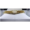 Image 4 : Huge Limited 297.5 Grams MLB 14 Kt Gold Plated Curb Link Necklace