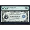 1918 $2 Boston FRBN PMG 66EPQ