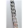 Image 8 : Huge 101.9 Gram Tri-Layered .925 Silver Plated Cuban Link Necklace
