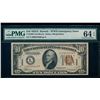 1934A $10 Hawaii FRN PMG 64EPQ