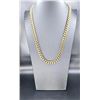 Image 2 : Huge Limited 226 Grams MLB 14 Kt Gold Plated Curb Link Necklace