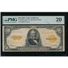 Image 1 : 1922 $50 Gold Certificate PMG 20