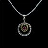 Image 3 : Outstanding 1 Ct Sterling Silver Ruby Pendant