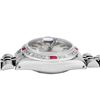 Image 6 : Rolex Ladies Stainless Steel Ruby And Diamond Bezel Date Watch