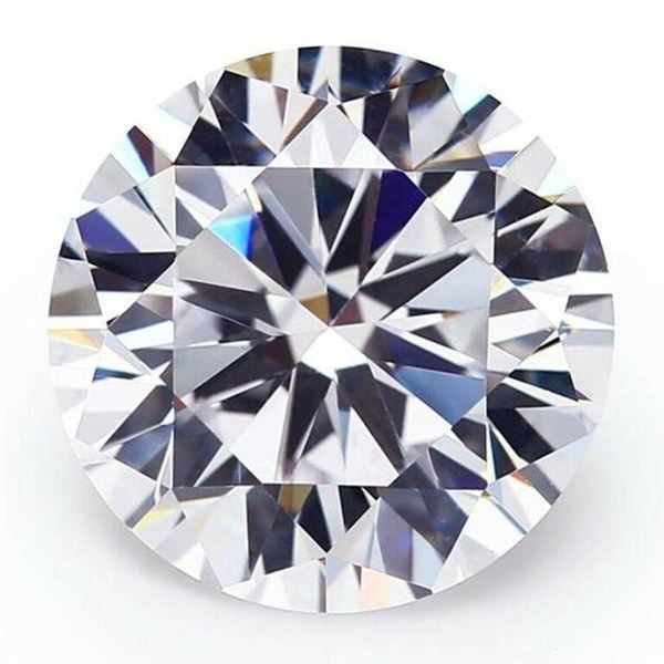 Huge Rare 11.5 Ct VVs1 Fire Moissanite Solitaire