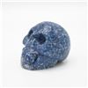 Image 2 : Natural Blue Lapis Lazuli Hand Carved Skull