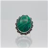 Pretty Natural 36.25 Ct Malachite Ring