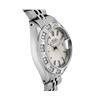 Image 3 : Rolex Ladies Stainless Steel Pyramid Diamond Bezel Date Watch