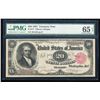 Image 1 : 1891 $20 Treasury Note PMG 65EPQ