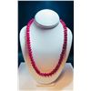 Beautiful Large 737 Ctw Mined From The Earth Ruby Necklace