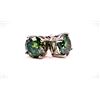 Image 5 : Sparkling 4 Ct VVs1 Emerald Green Fire Moissanite Earrings