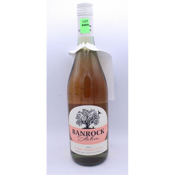2020 BANROCK STATION PINK MOSCATO 750ML 6% ALC