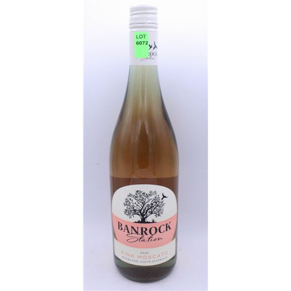 2020 BANROCK STATION PINK MOSCATO 750ML 6% ALC