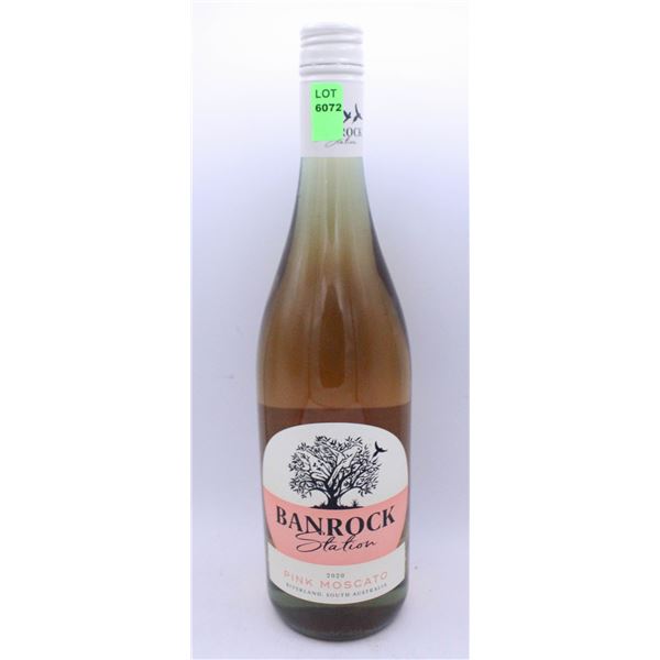 2020 BANROCK STATION PINK MOSCATO 750ML 6% ALC