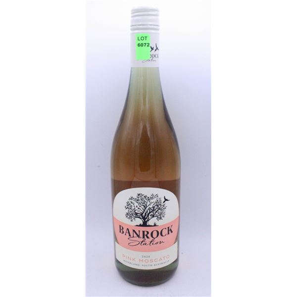 2020 BANROCK STATION PINK MOSCATO 750ML 6% ALC