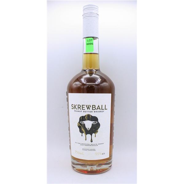 SKREWBALL PEANUT BUTTER WHISKEY 750ML 35% ALCOHOL