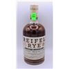 Image 1 : REIFEL RYE CANADIAN RYE WHISKY 750ML 42% ALCOHOL