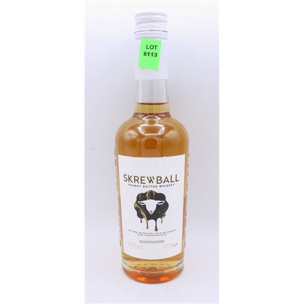 SKREWBALL PEANUT BUTTER WHISKEY 375ML 35% ALCOHOL