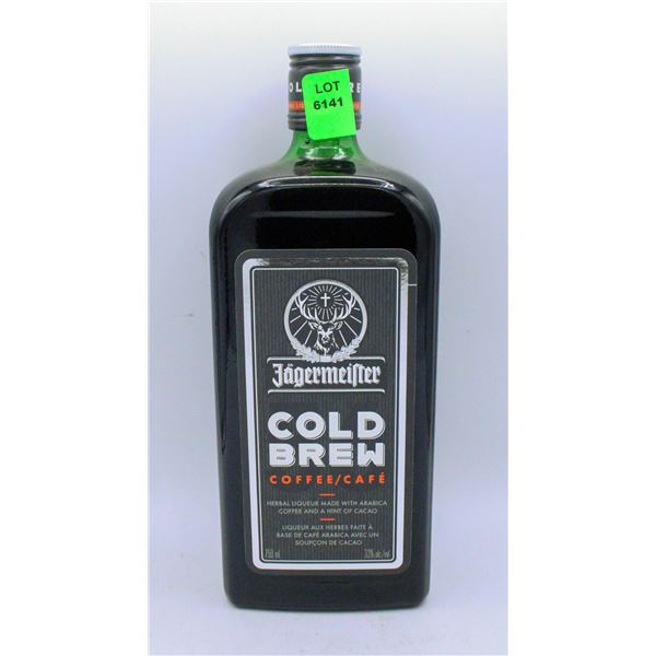JAGERMEISTER COLD BREW COFFEE LIQUEUR 750ML 33%