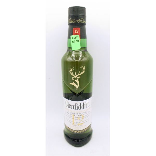 GLENFIDDICH SINGLE MALT SCOTCH WHISKY 375ML 40%
