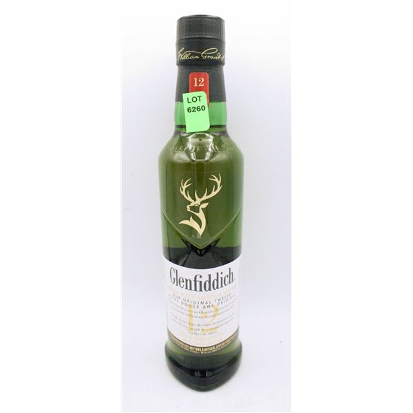 GLENFIDDICH SINGLE MALT SCOTCH WHISKY 375ML 40%