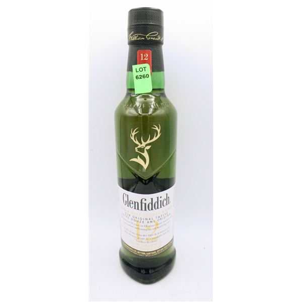 GLENFIDDICH SINGLE MALT SCOTCH WHISKY 375ML 40%