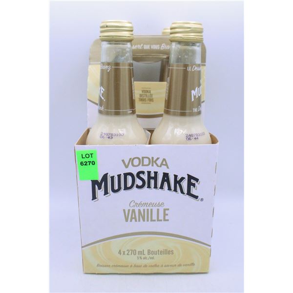 VODKA MUDSHAKE 4PK VANILLA FLAVOR 4 X 270ML 5%