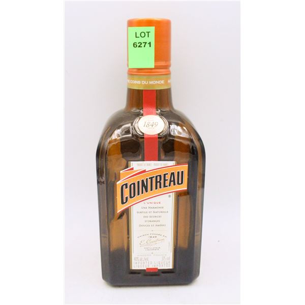 COINTREAU IMPORTED LIQUEUR 375ML 40% ALC