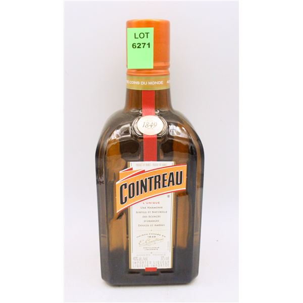 COINTREAU IMPORTED LIQUEUR 375ML 40% ALC
