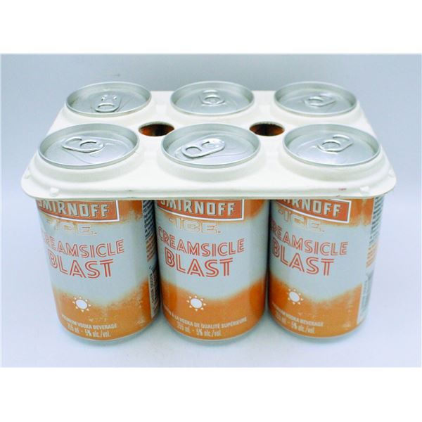 6 PACK SMIRNOFF ICE CREAMSICLE BLAST 5%